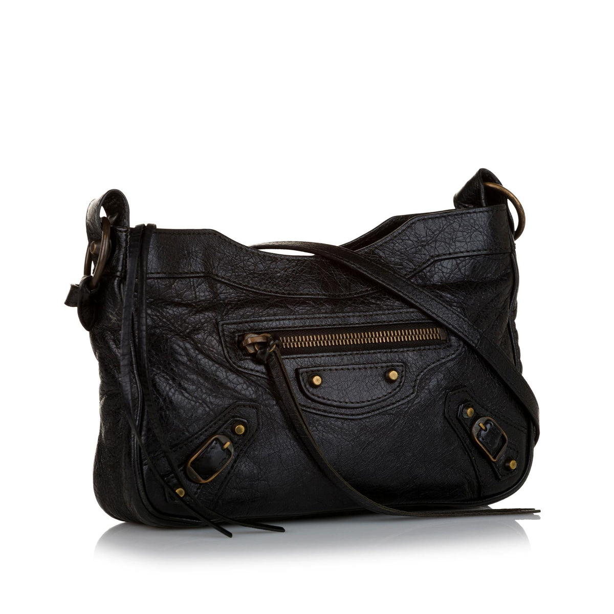 Balenciaga Motocross Classic Hip Crossbody Bag 33892 | Authentic Pre-Owned side view