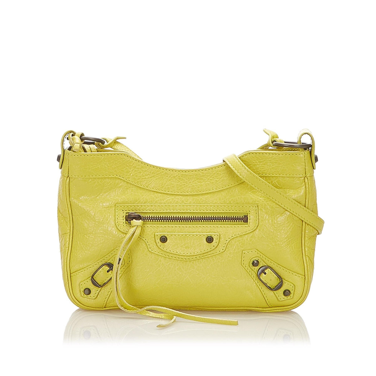 Balenciaga Motocross Classic Hip Leather Crossbody Bag