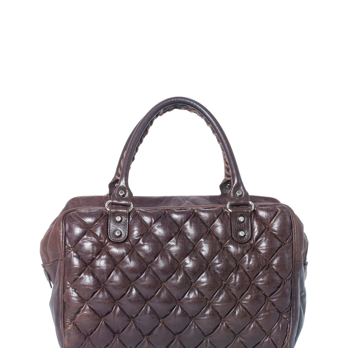 Zelvorys elegant leather Handbag back view