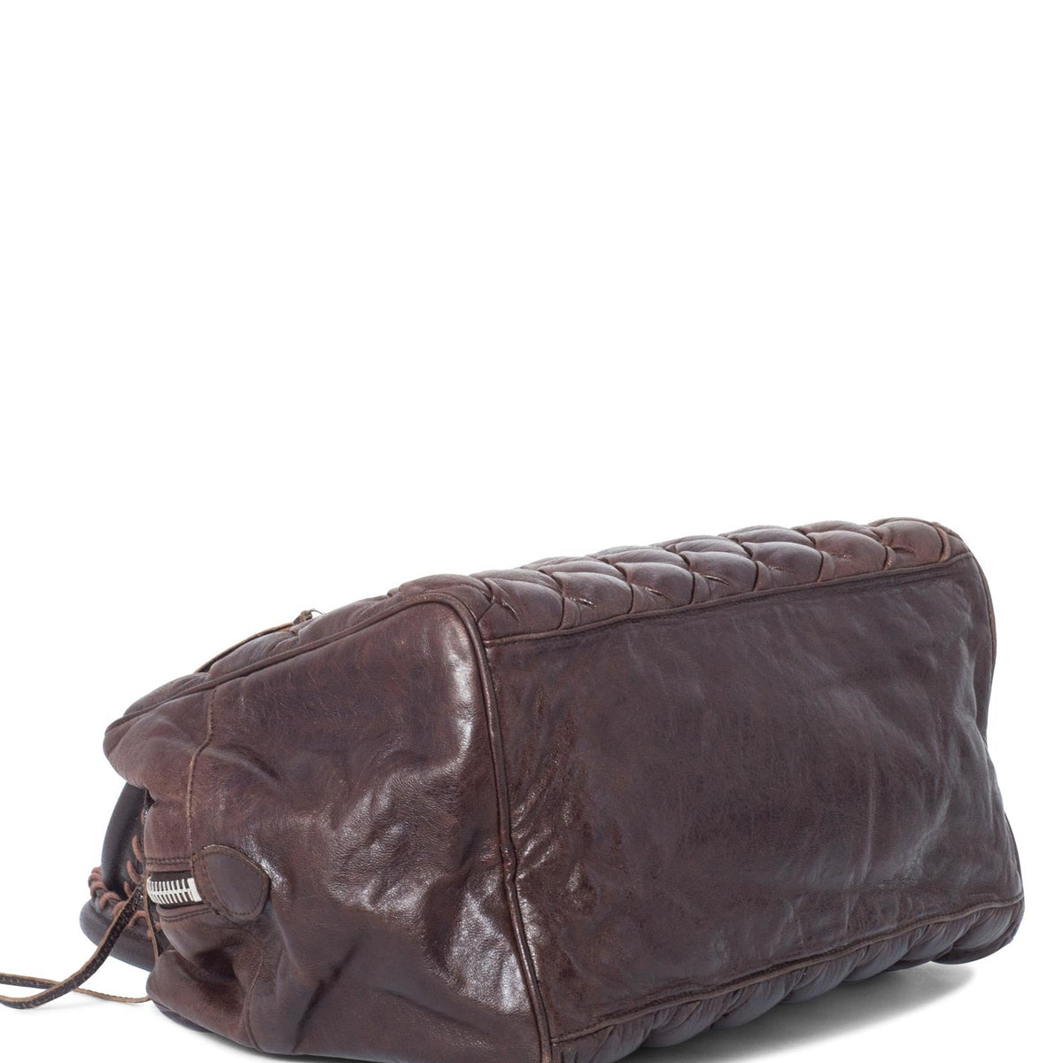 Zelvorys elegant leather Handbag angled view