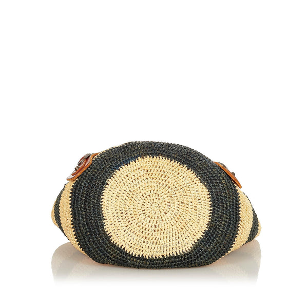 Balenciaga Motocross Classic Panier Basket Bag — Woven Luxury Basket Bag