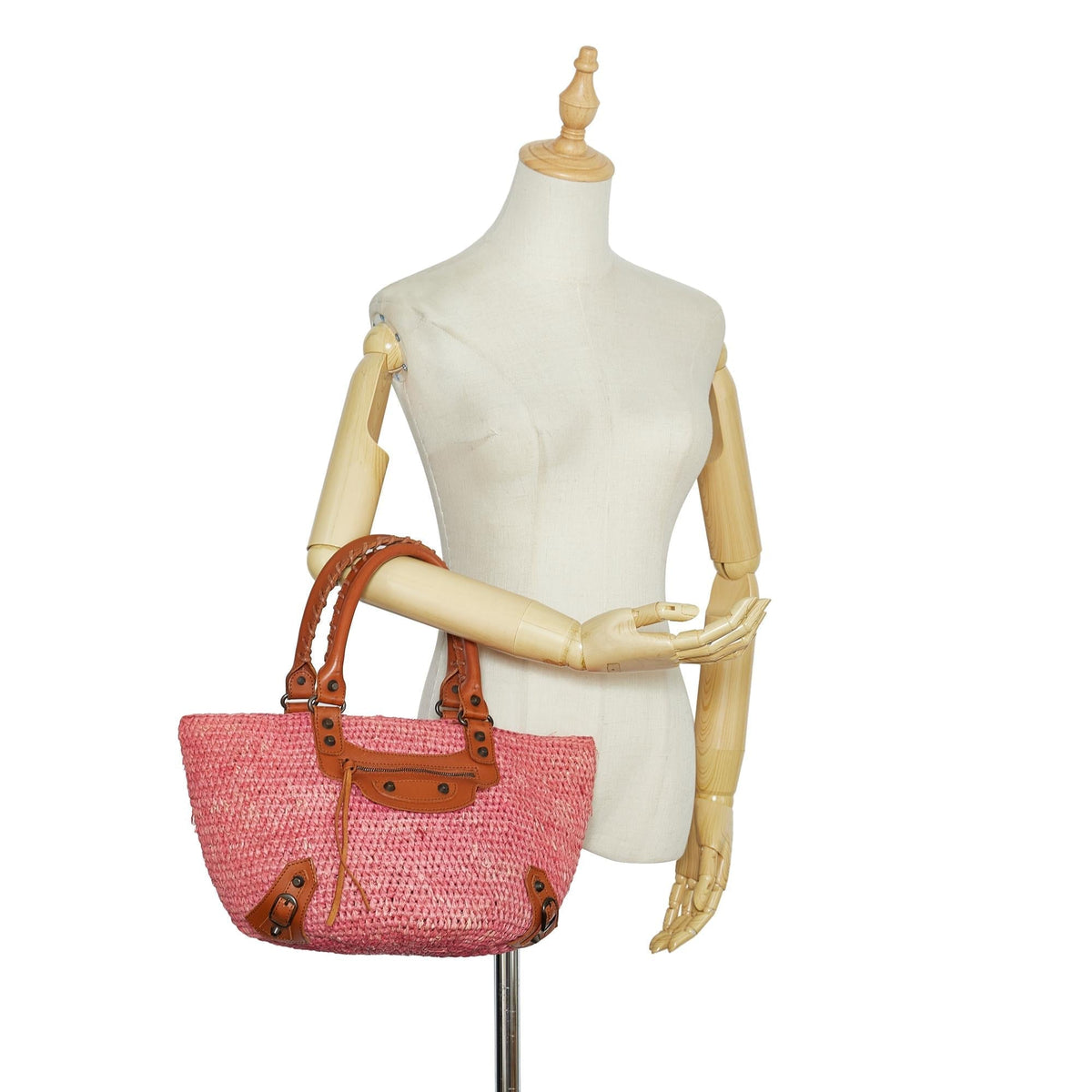Balenciaga Motocross Classic Panier Basket Bag 9rqOsG | Authentic Pre-Owned interior view
