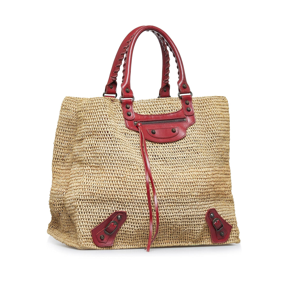 Balenciaga Motocross Classic Panier Tote Bag | Authentic Pre-Owned side view