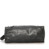Balenciaga Motocross Classic Part Time Lambskin Leather Satchel 27855 back view