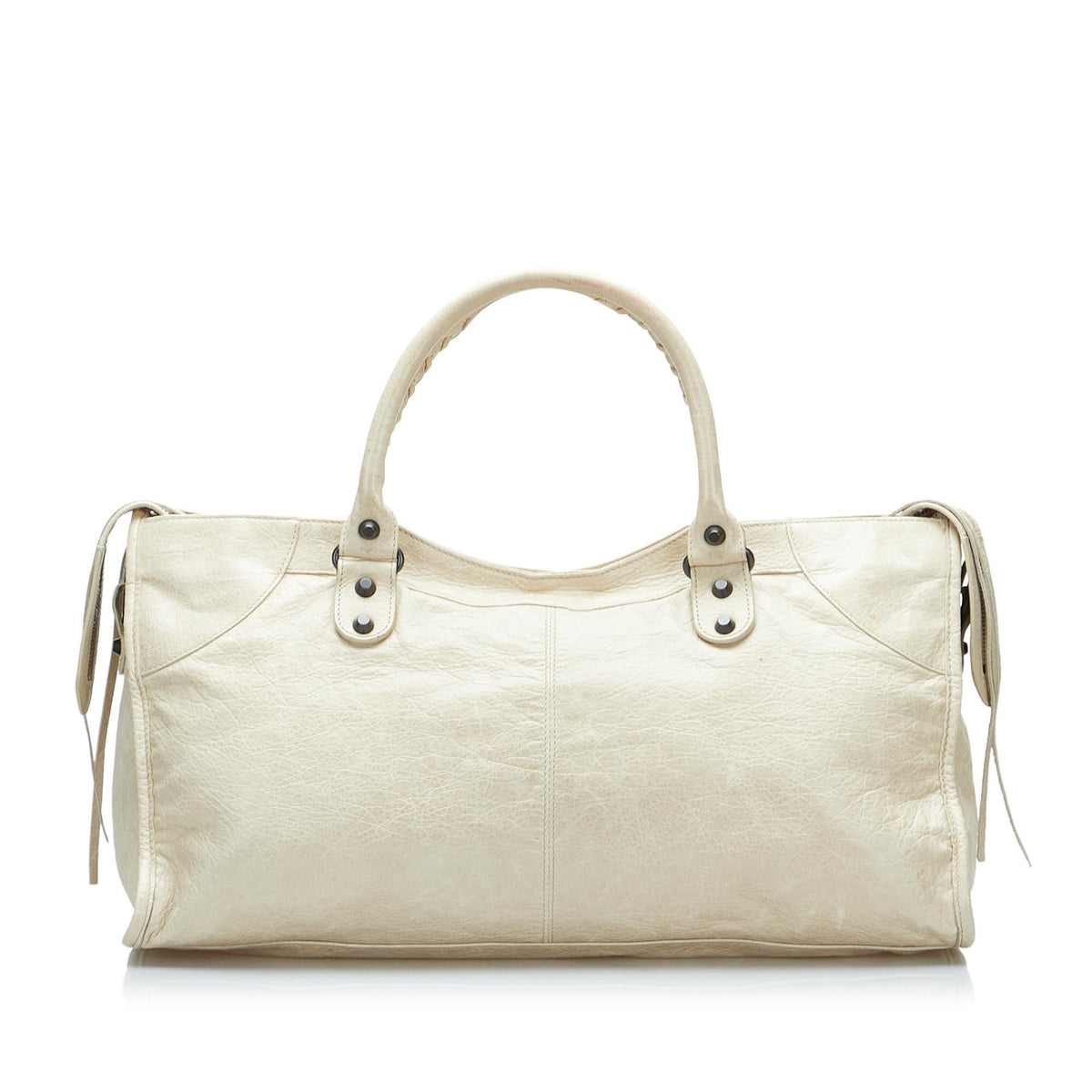 Balenciaga Motocross Classic Part Time Handbag | Authentic Pre-Owned angle view