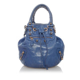 Balenciaga Motocross Classic Pompon Satchel | Authentic Pre-Owned