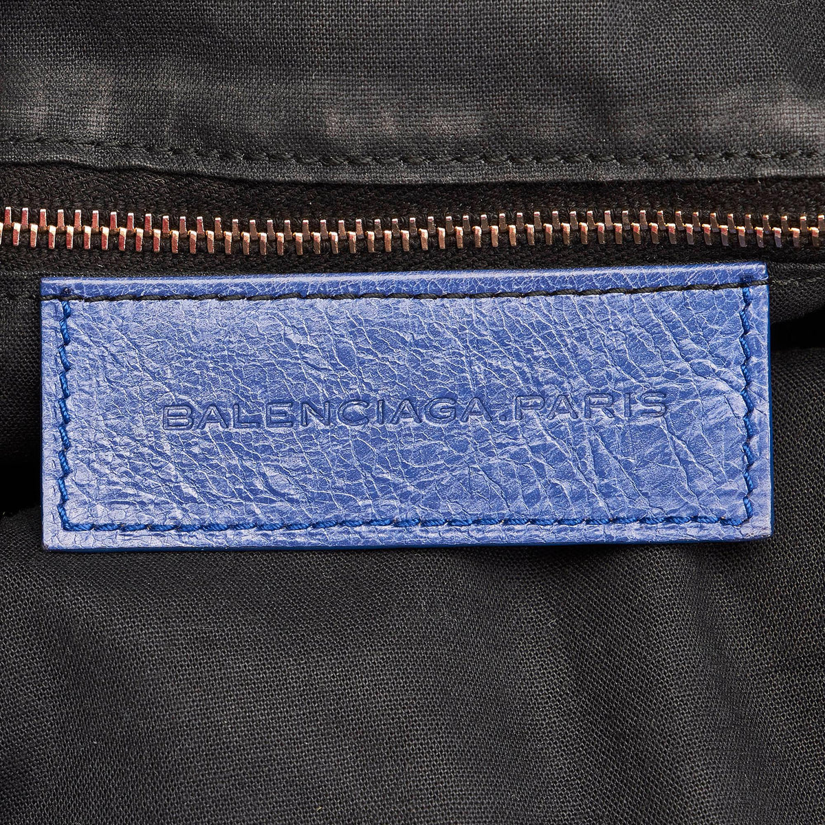 Balenciaga Motocross Classic Pompon Satchel | Authentic Pre-Owned hardware detail