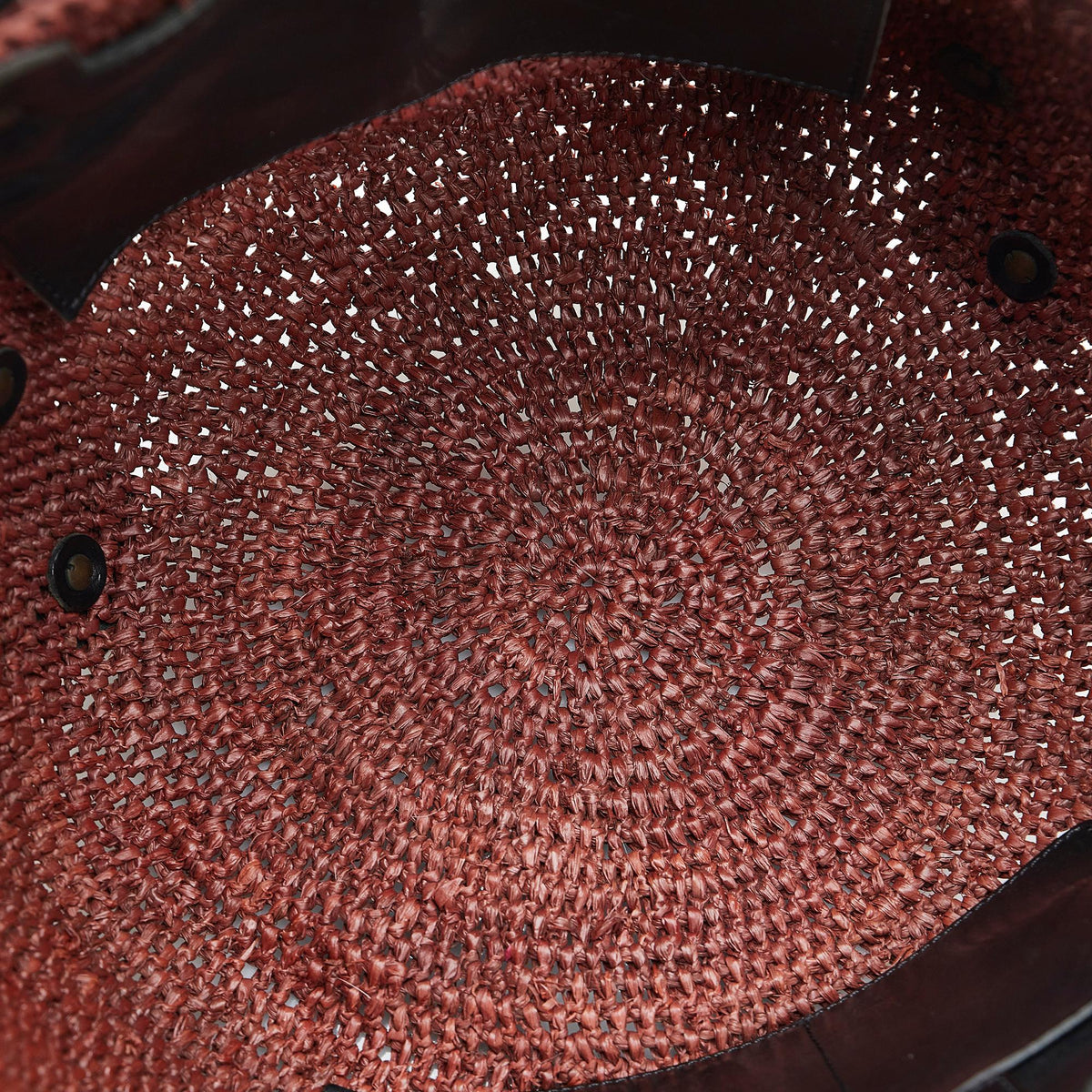 Balenciaga Motocross Classic Raffia Panier Tote | Authentic Pre-Owned detail view