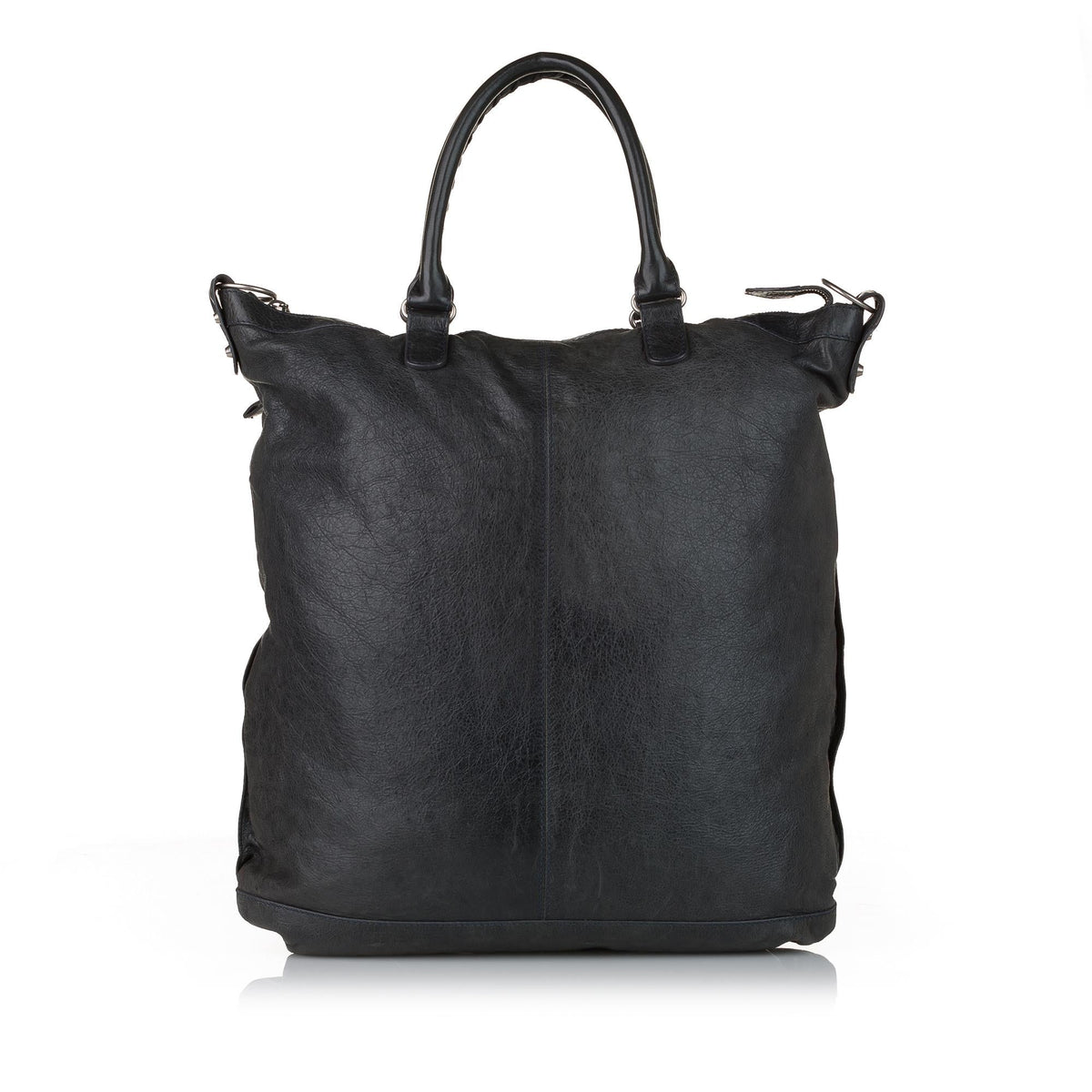 Balenciaga Motocross Classic Square Leather Satchel | Authentic Pre-Owned angle view