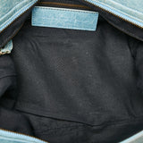 Balenciaga Motocross Classic Step Leather Handbag | Authentic Pre-Owned detail view