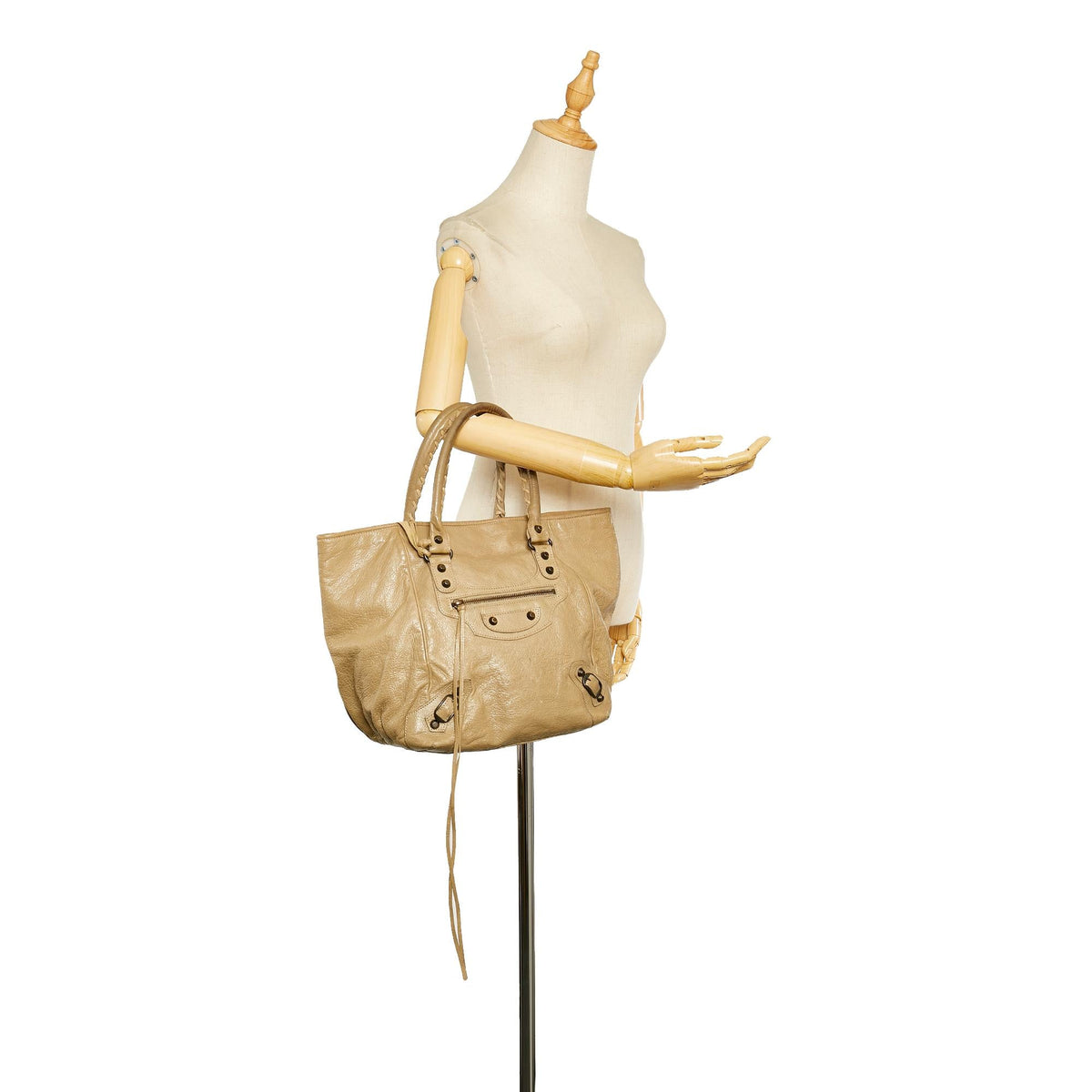 Balenciaga Motocross Classic Sunday Tote Bag | Authentic Pre-Owned back view