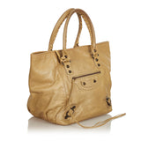 Balenciaga Motocross Classic Sunday Tote Bag | Authentic Pre-Owned side view