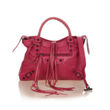 Balenciaga Motocross Classic Town Leather Satchel 25930 | Authentic Pre-Owned