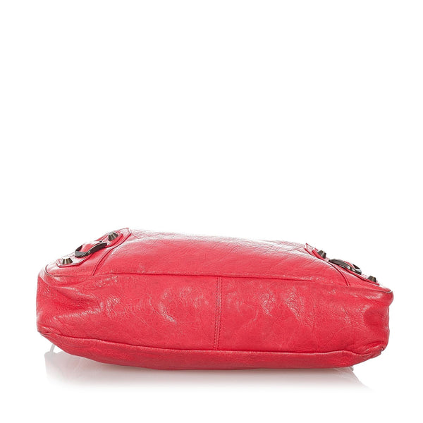 Balenciaga Motocross Classic Town Leather Satchel | Designer Luxury Handbag