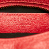 Balenciaga Motocross Classic Town Leather Satchel 29401 | Authentic Pre-Owned close-up view