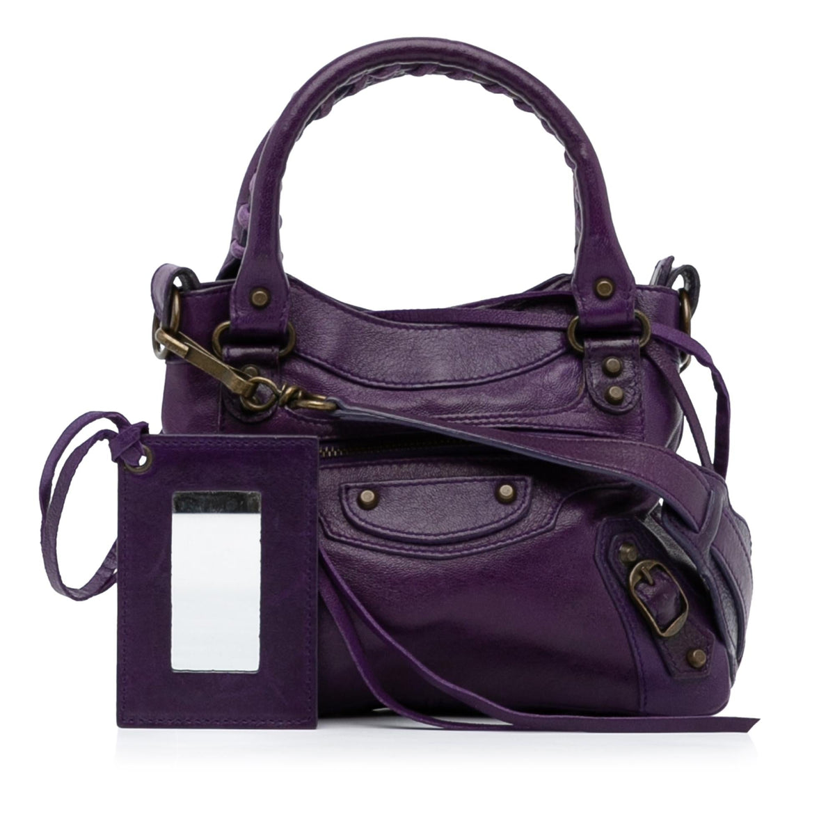 Balenciaga Motocross Classic Town Handbag | Authentic Pre-Owned back view
