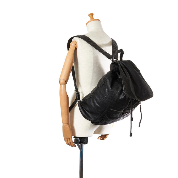 Balenciaga Motocross Classic Traveler S Leather Backpack | Premium Designer Piece
