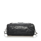 Balenciaga Motocross Classic Twiggy Leather Satchel 29211 | Authentic Pre-Owned back view
