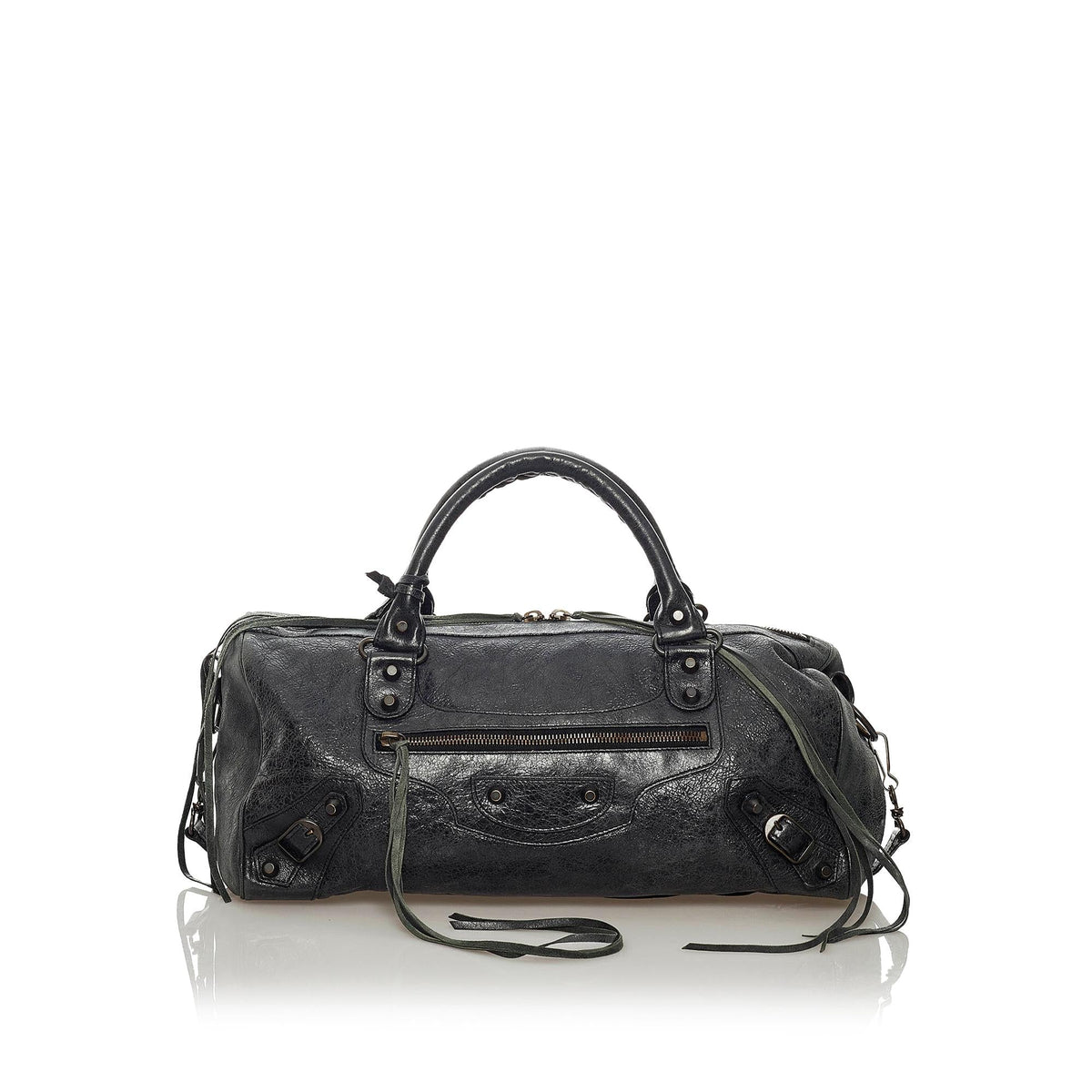 Balenciaga Motocross Classic Twiggy Leather Satchel 29211 | Authentic Pre-Owned