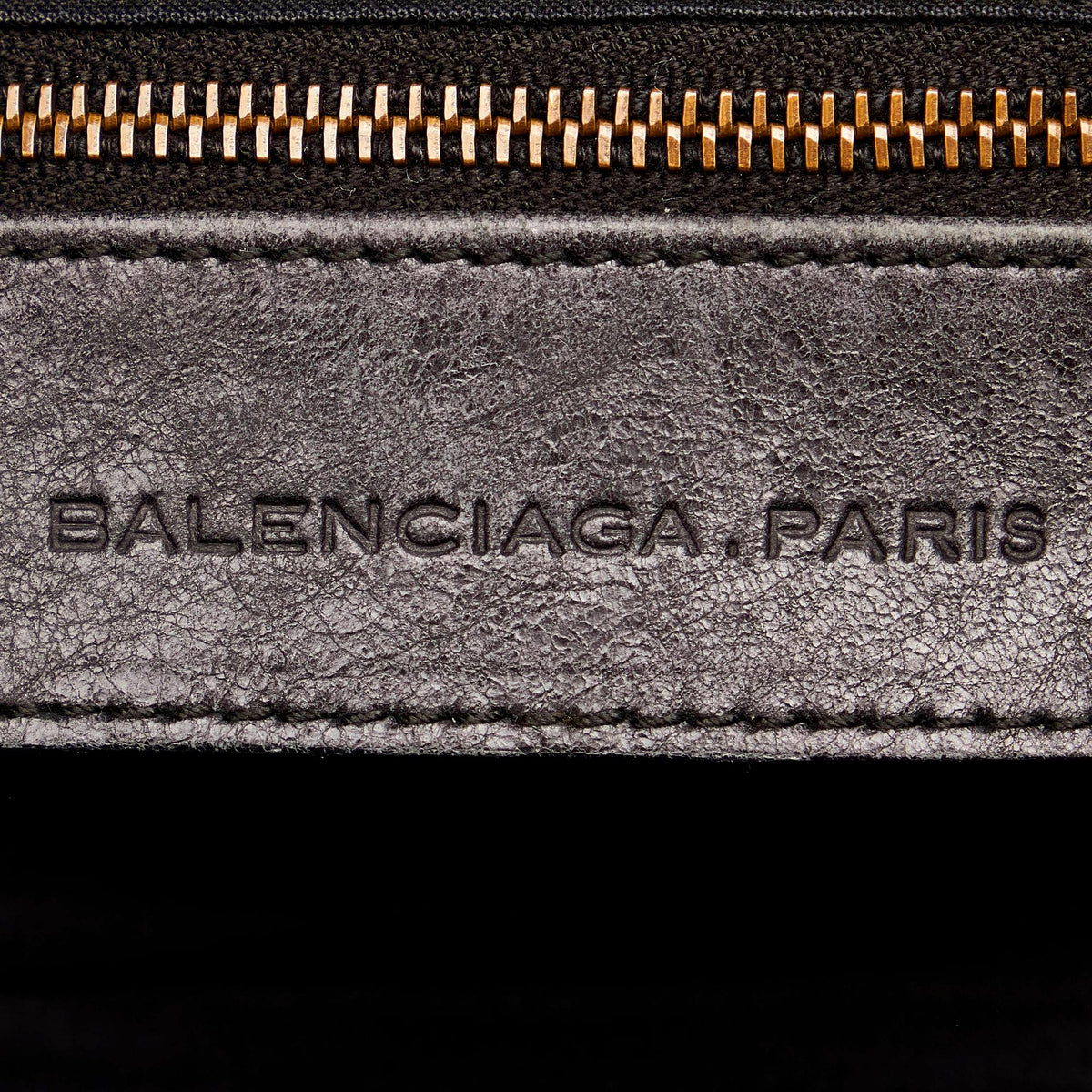 Balenciaga Motocross Classic Twiggy Leather Satchel 29211 | Authentic Pre-Owned hardware detail