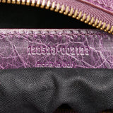 Balenciaga Motocross Classic Twiggy Leather Satchel 32992 | Authentic Pre-Owned close-up view