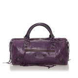 Balenciaga Motocross Classic Twiggy Leather Satchel 32992 | Authentic Pre-Owned