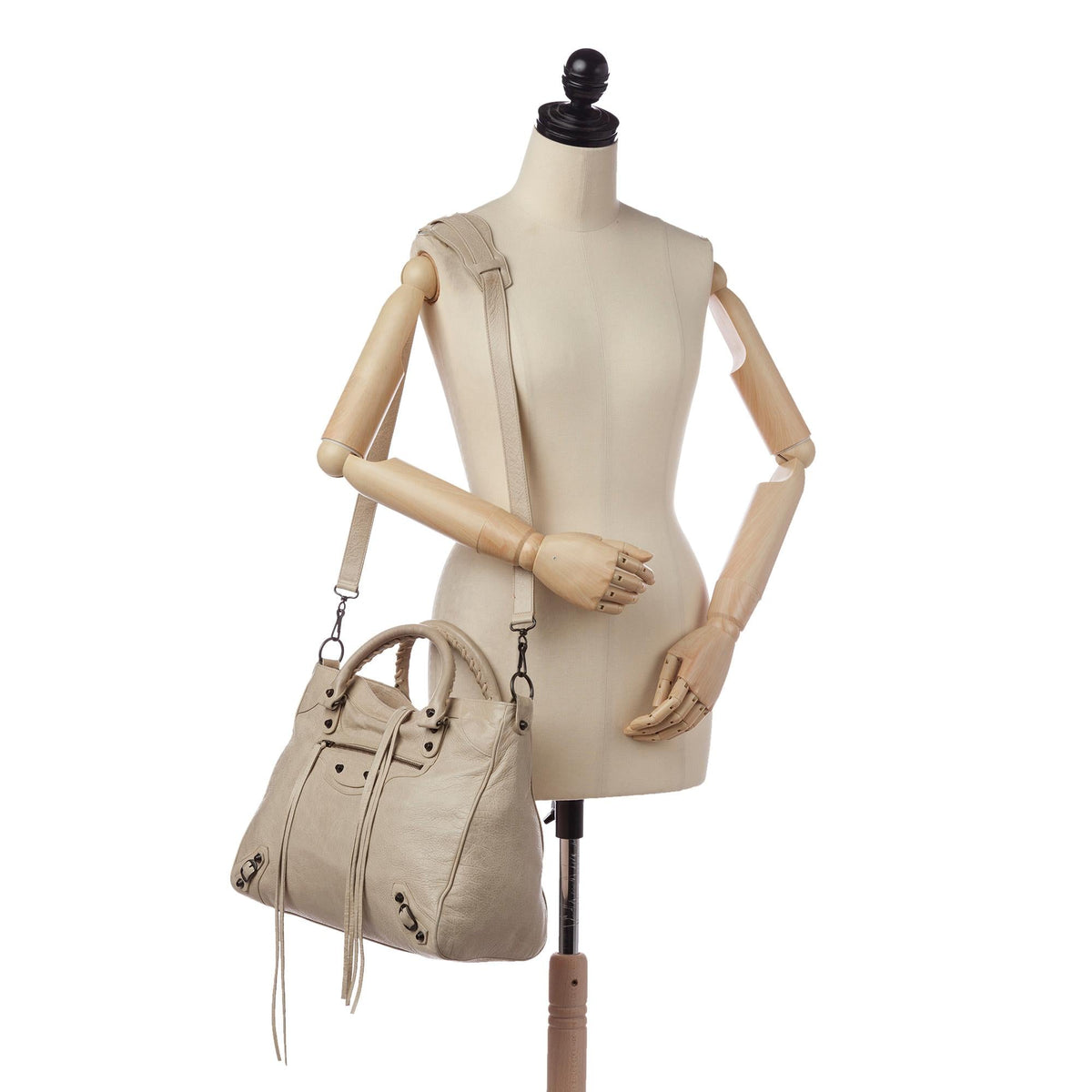 Balenciaga Motocross Classic Velo Satchel | Authentic Pre-Owned detail view