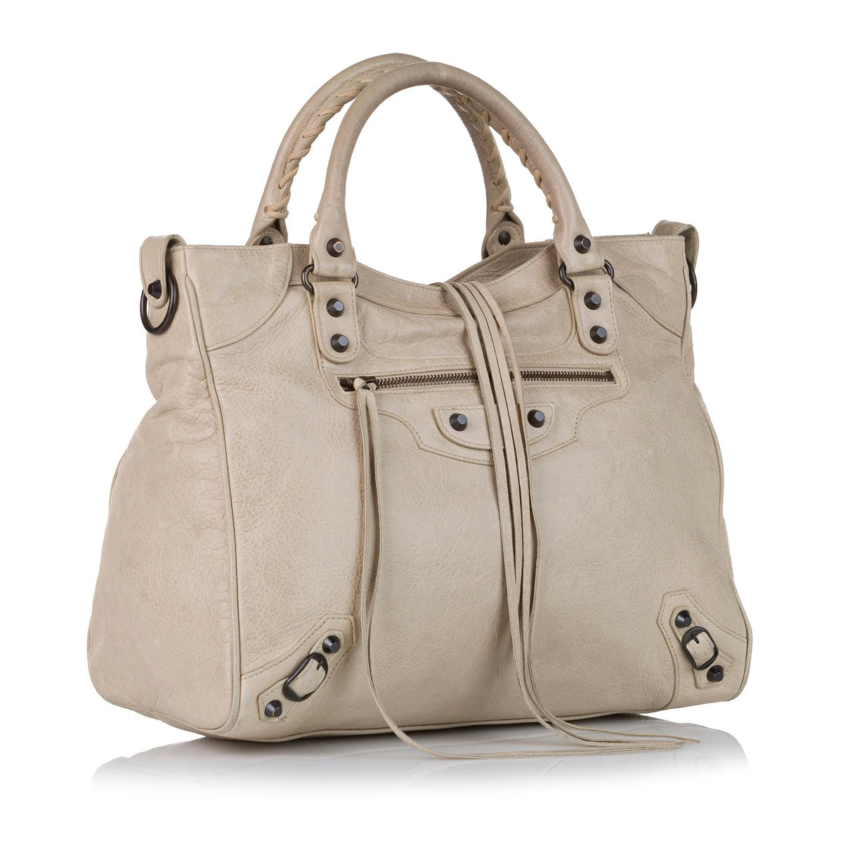 Balenciaga Motocross Classic Velo Satchel | Authentic Pre-Owned side view