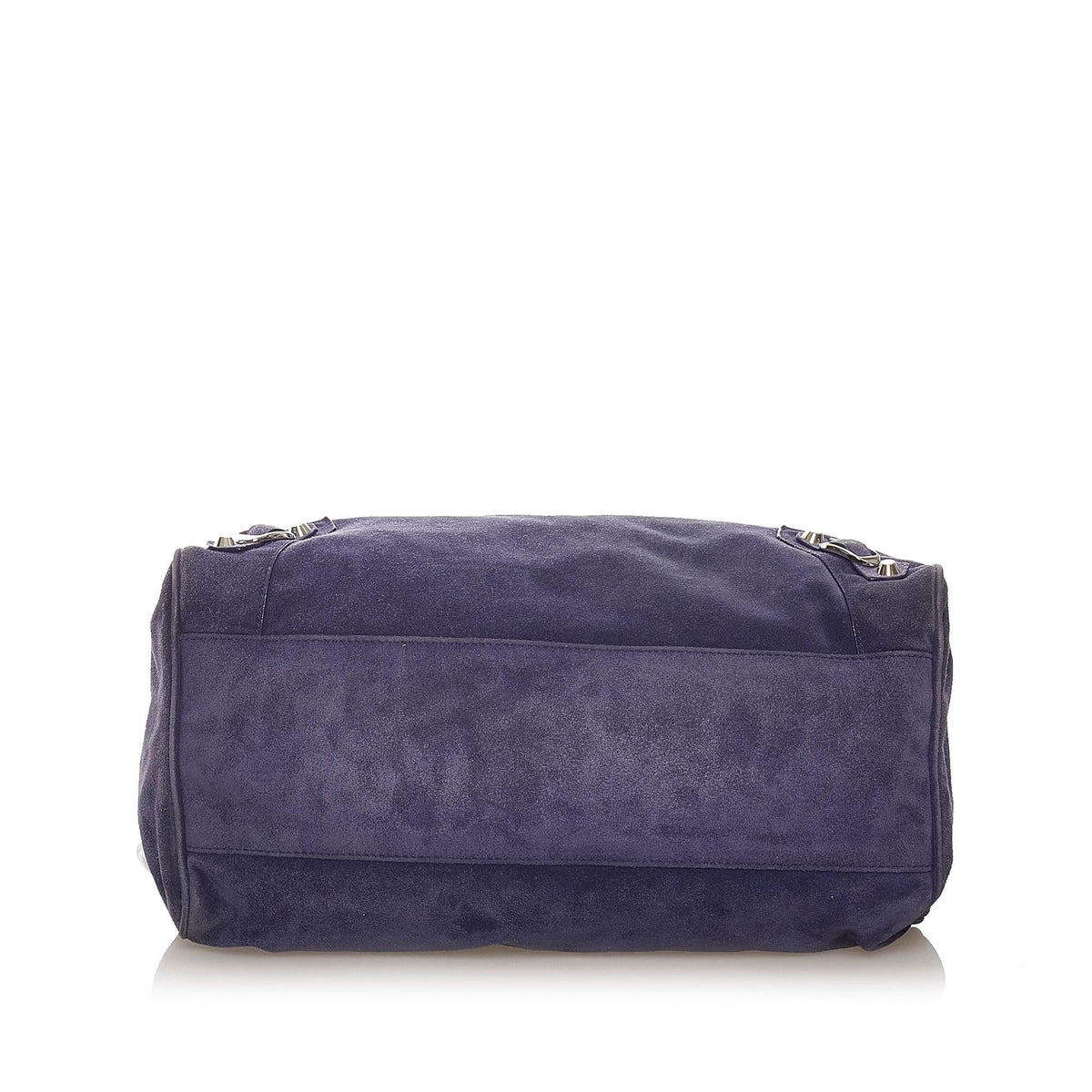 Balenciaga Motocross Classic Velo Velvet Satchel | Authentic Pre-Owned back view