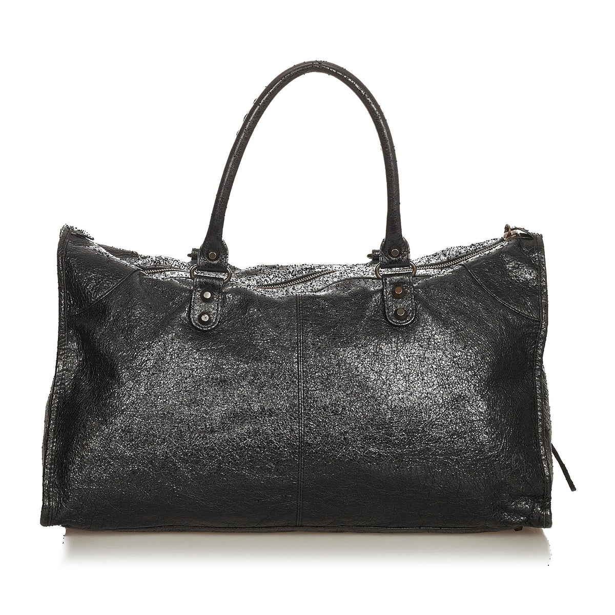 Balenciaga Motocross Classic Work Lambskin Leather Handbag | Designer Luxury Handbag