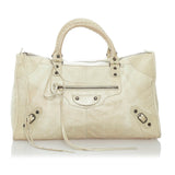Balenciaga Motocross Classic Work Lambskin Leather Handbag 31878