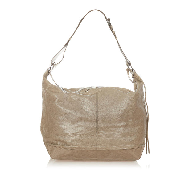 Balenciaga Motocross Courier Leather Shoulder Bag — Designer Shoulder Bag