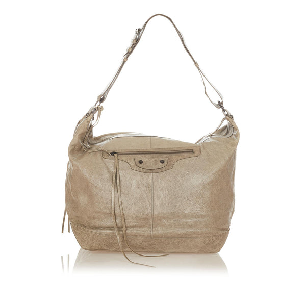Balenciaga Motocross Courier Leather Shoulder Bag — Designer Shoulder Bag