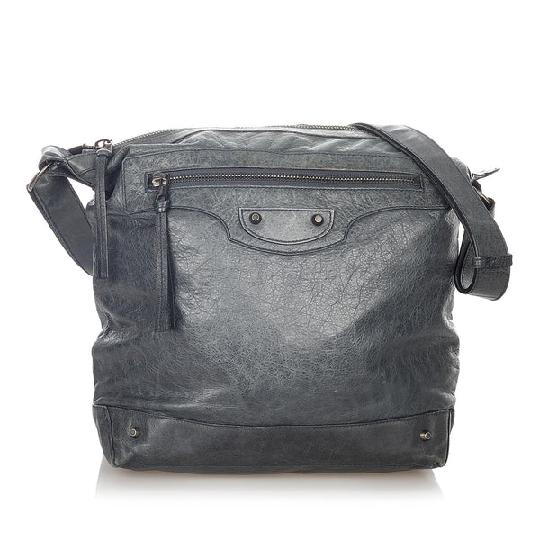 Balenciaga Motocross Day Leather Crossbody Bag — Elegant Crossbody Bag