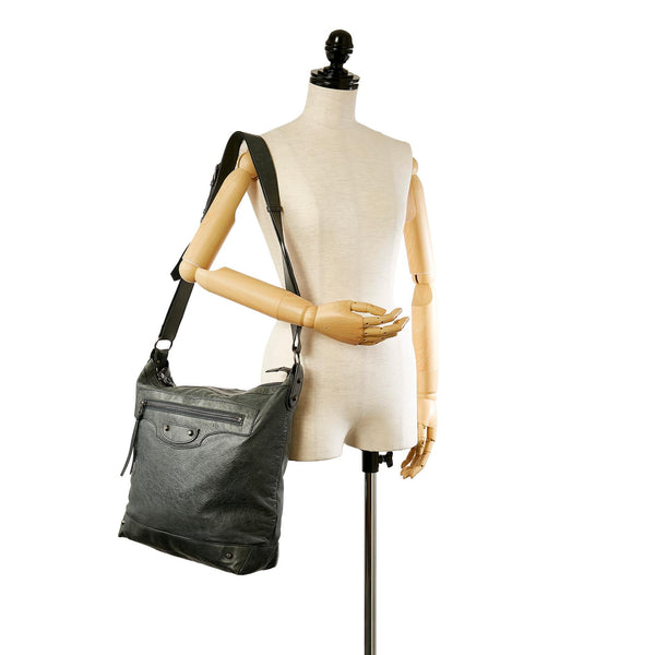 Balenciaga Motocross Day Leather Crossbody Bag — Elegant Crossbody Bag