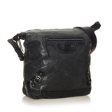 Balenciaga Motocross Day Leather Crossbody Bag | Authentic Pre-Owned side view
