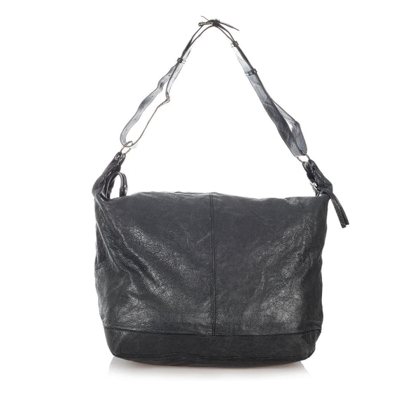 Balenciaga Motocross Day Leather Shoulder Bag — Designer Shoulder Bag