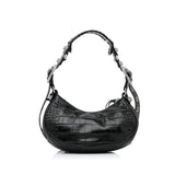 Balenciaga Motocross Embossed Le Cagole with Rhinestones XS Handbag back view