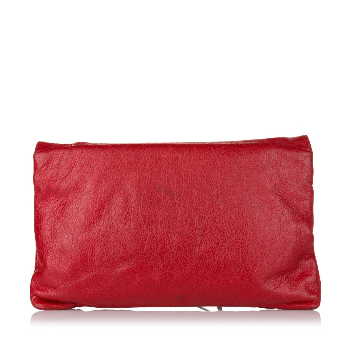 Balenciaga Motocross Giant 12 Envelope Leather Clutch Bag 31299 angle view