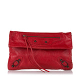 Balenciaga Motocross Giant 12 Envelope Leather Clutch Bag 31299