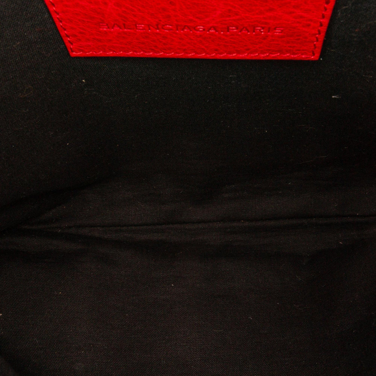 Balenciaga Motocross Giant 12 Envelope Leather Clutch Bag 31299 detail view