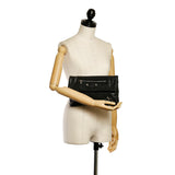 Balenciaga Motocross Giant 12 Envelope Leather Clutch Bag 32526 angle view
