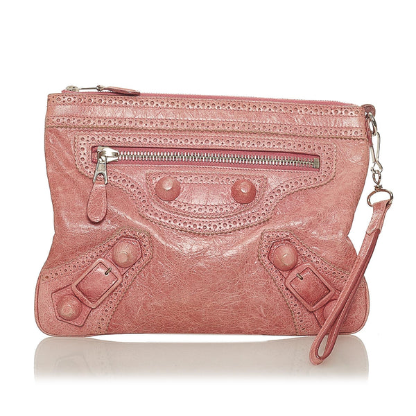 Balenciaga Motocross Giant 21 Brogues Clutch Bag — Designer Clutch Bag