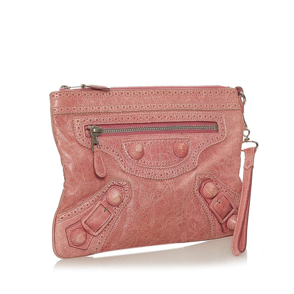 Balenciaga Motocross Giant 21 Brogues Clutch Bag — Designer Clutch Bag