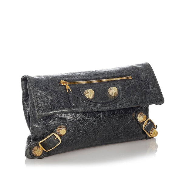 Balenciaga Motocross Giant 21 Envelope Clutch Bag — Designer Clutch Bag