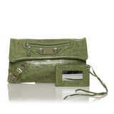 Balenciaga Motocross Giant 21 Envelope Clutch Bag 29282 | Authentic Pre-Owned interior view