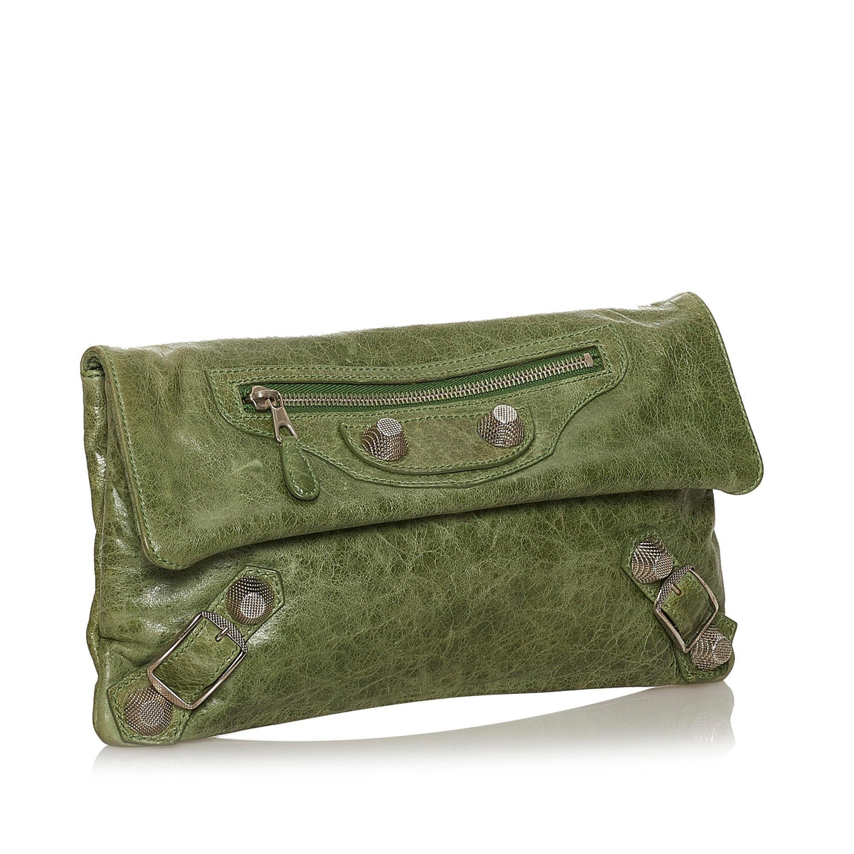 Balenciaga Motocross Giant 21 Envelope Clutch Bag 29282 | Authentic Pre-Owned side view