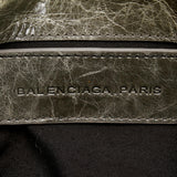 Balenciaga Motocross Giant 21 Envelope Clutch Bag eQTFnb | Authentic Pre-Owned close-up view