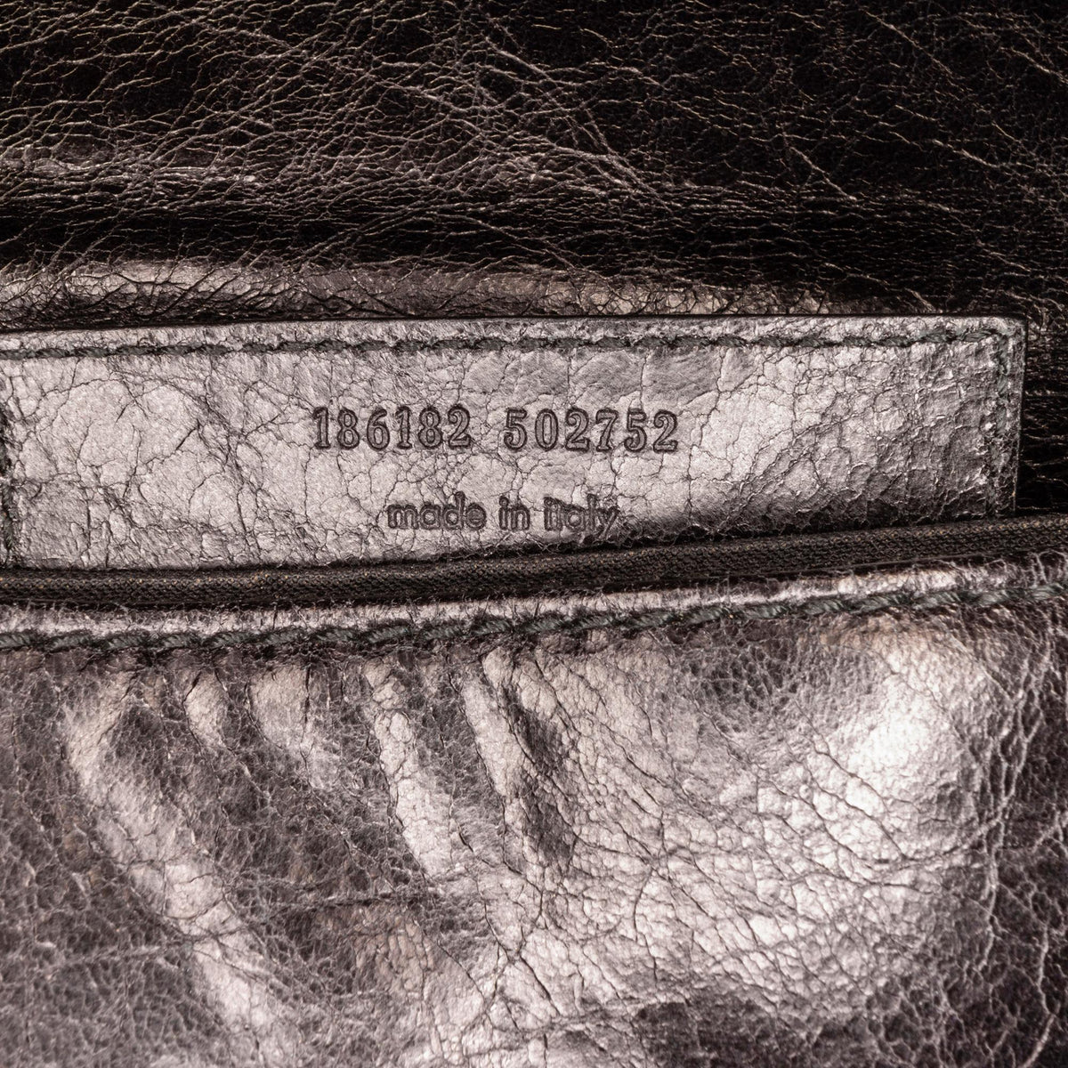 Balenciaga Motocross Giant 21 Envelope Clutch | Authentic Pre-Owned side view
