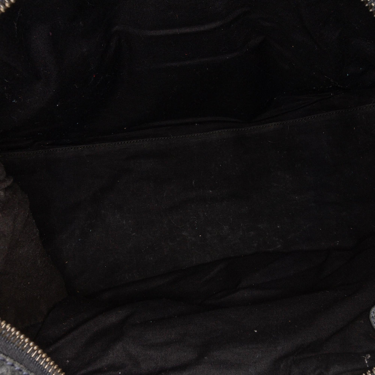 Balenciaga Motocross Giant 21 Midday Leather Handbag detail view